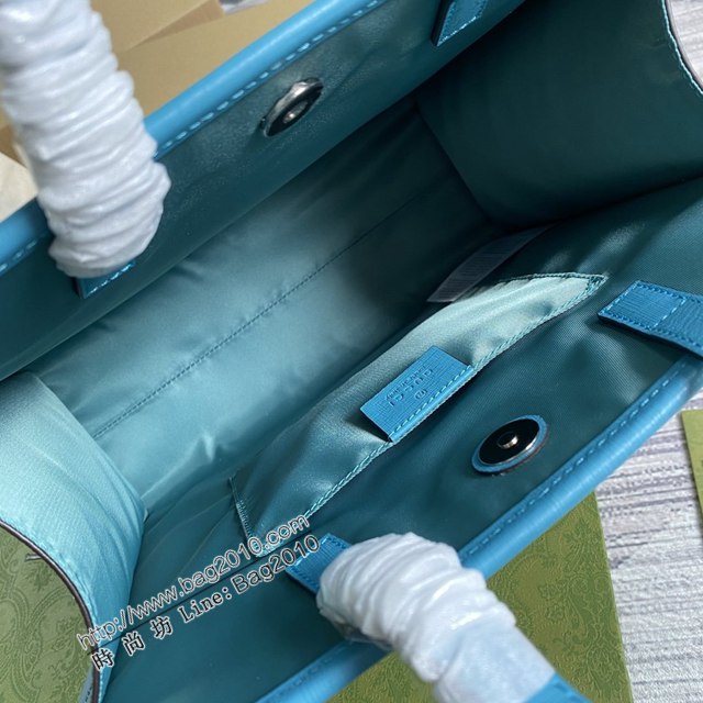 Gucci新款女包 古馳GG系列2021新款兒童托特購包購物袋 Gucci方形復古手提袋肩背包 605614  ydg3217